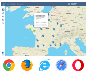 Accs web au gestionnaire de contacts et de mailing